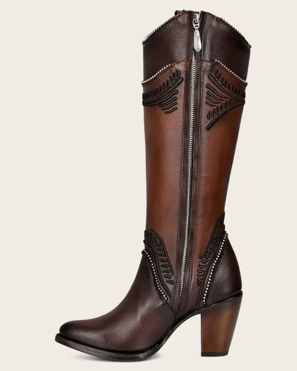 Tall embroidered honey boot - Image 2