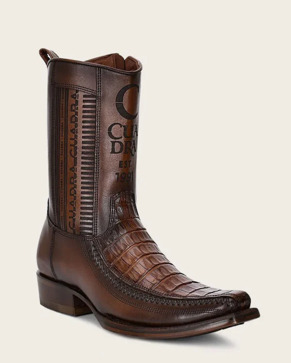 Engraved Brown Fuscus Western Boots - Image 5