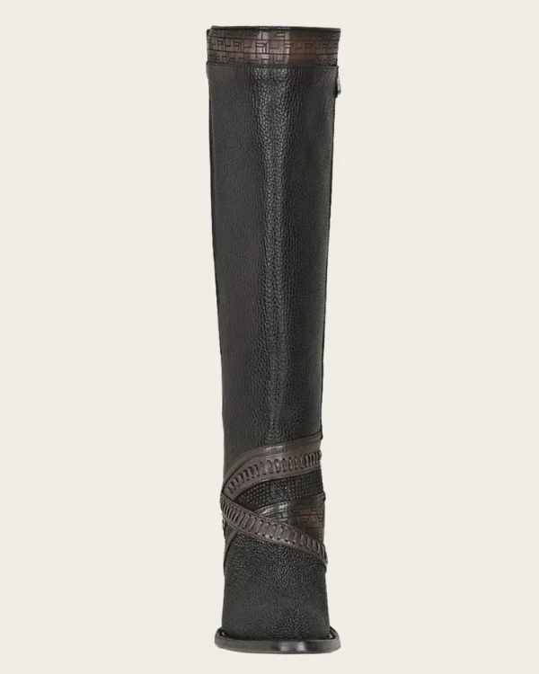 Tall black stingray boot - Image 3