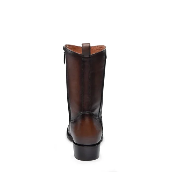 Cuadra Mens Chocolate Flame Ostrich Laser - Image 4