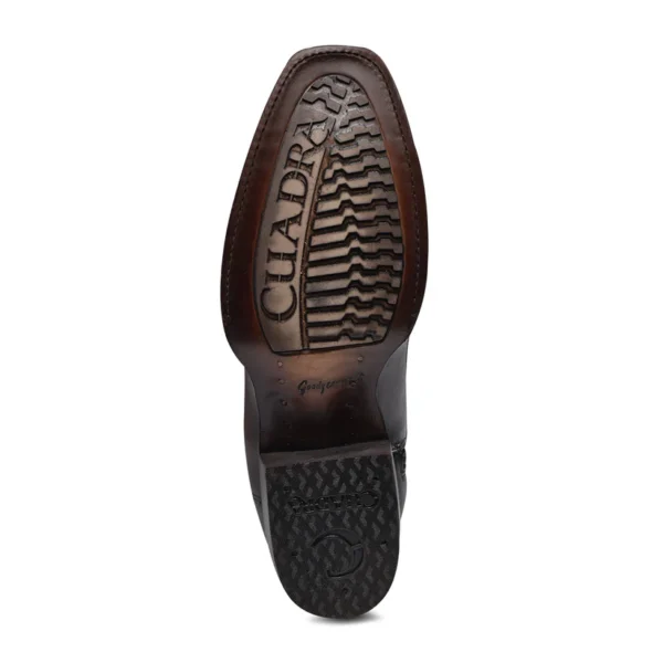 Cuadra Mens Chocolate Flame Ostrich Laser - Image 9