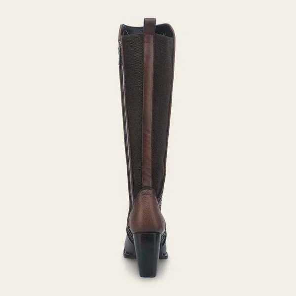 Tall elegant brown boot - Image 3