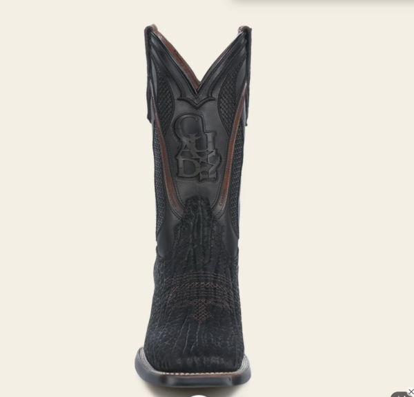 Bota rodeo en piel genuina de cuello de toro para caballero - Image 3