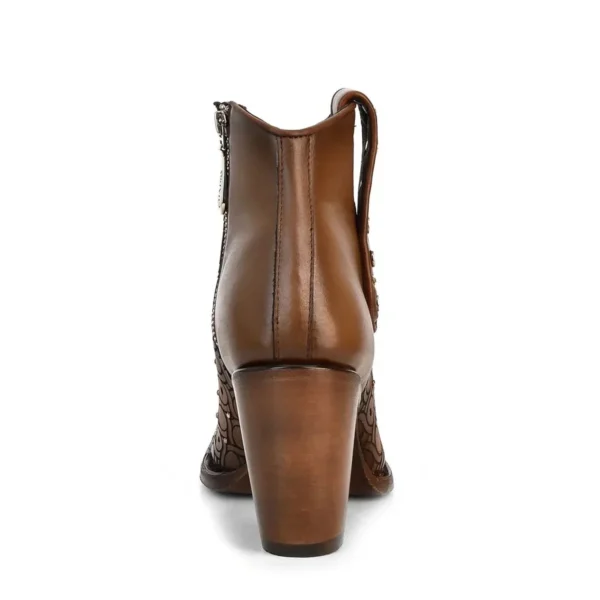 Ankle honey bootie with crystals - Image 4