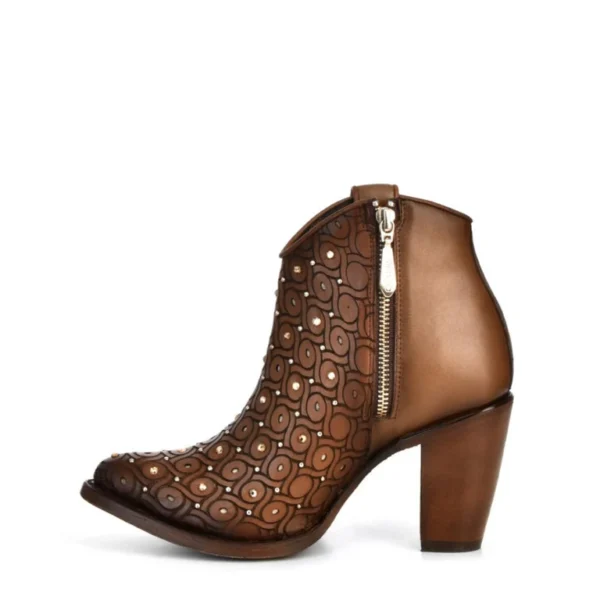 Ankle honey bootie with crystals - Image 3