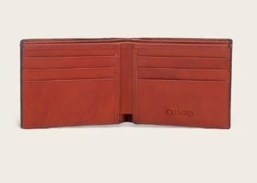 Handmade brown leather bifold wallet - Image 2