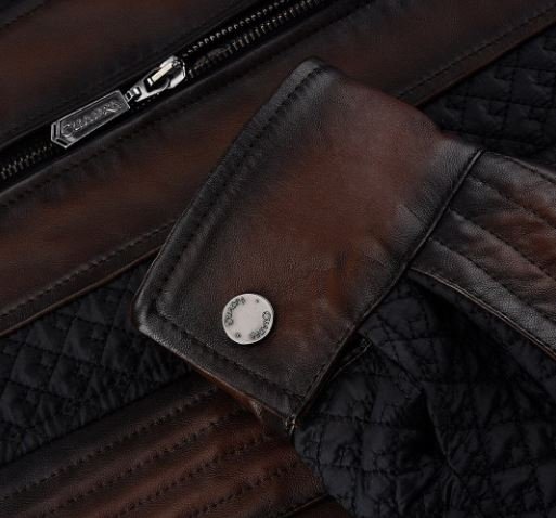 Chamarra para caballero en piel genuina - Image 3