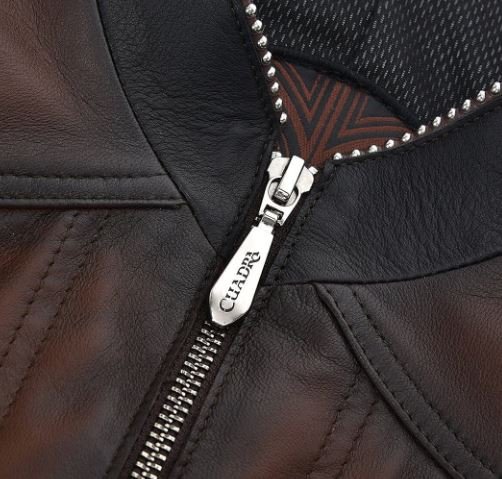 Women's vest in genuine leather - Image 3