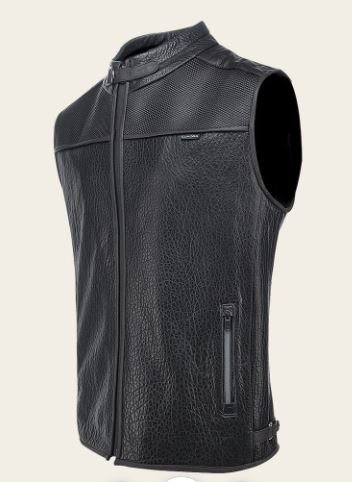 Men’s Genuine Sheepskin Leather Waistcoat - Image 3