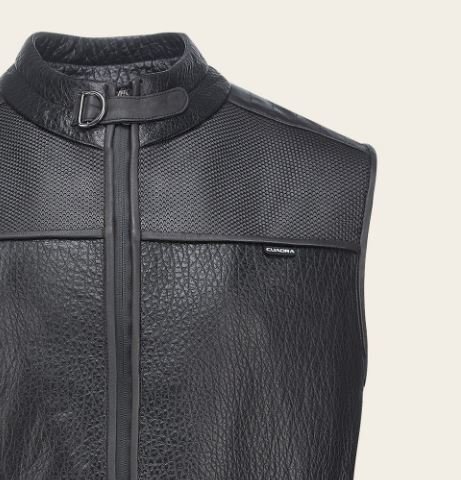 Men’s Genuine Sheepskin Leather Waistcoat - Image 4