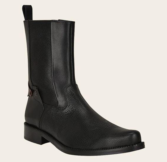 Men’s dress boot in genuine deerskin