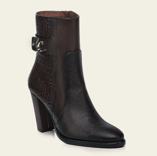 Women’s dress ankle boots in genuine calfskin leather