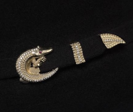 Cuadra hat in genuine beaver fur with diamonds - Image 7