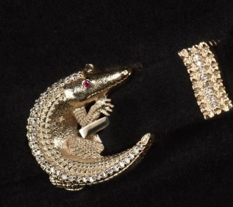 Cuadra hat in genuine beaver fur with diamonds - Image 6