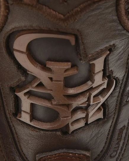 Cowboy rodeo boots in honey-colored leather - Image 5