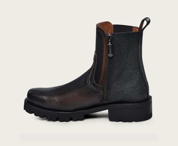 Urban bright finish black boot - Image 4