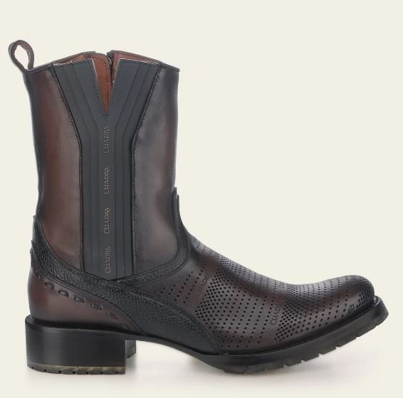 Men's urban ankle boot in genuine leather - Image 3