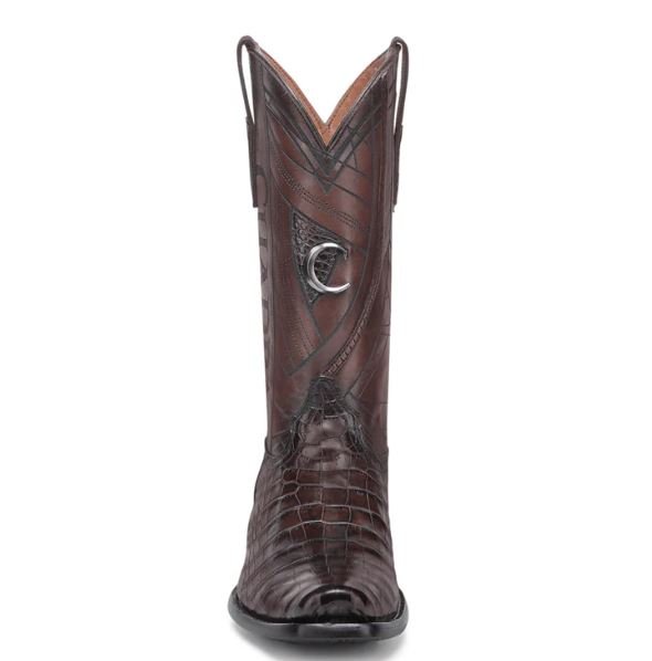 Cuadra Alligator Leather Western Boots – Brown - Image 3