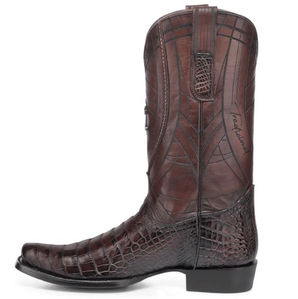 Cuadra Alligator Leather Western Boots – Brown - Image 4