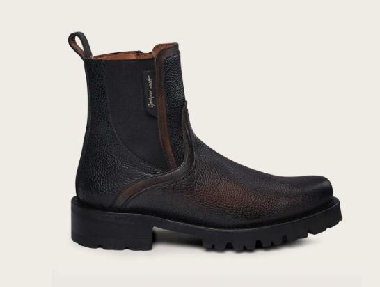 Urban bright finish black boot - Image 2