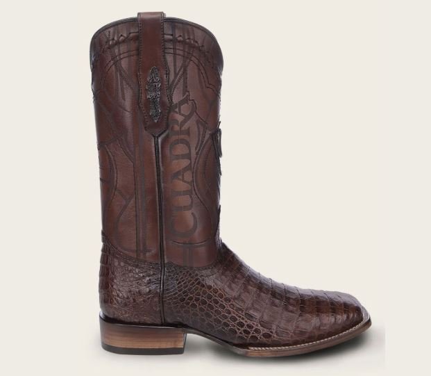 Ultra exotic Western boot in honey brown - Image 2