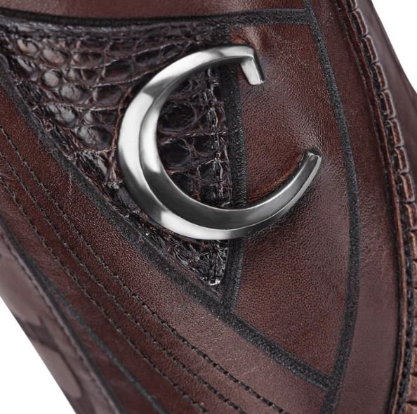 Cuadra Alligator Leather Western Boots – Brown - Image 7