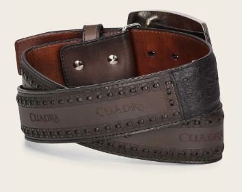 Black western ostrich Belt - Image 2