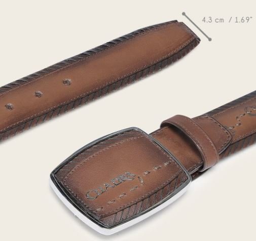 Genuine leather belt for men - Image 3