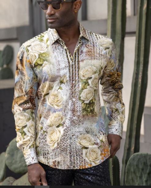 Breezelet Rhinestone Long Sleeve Shirt