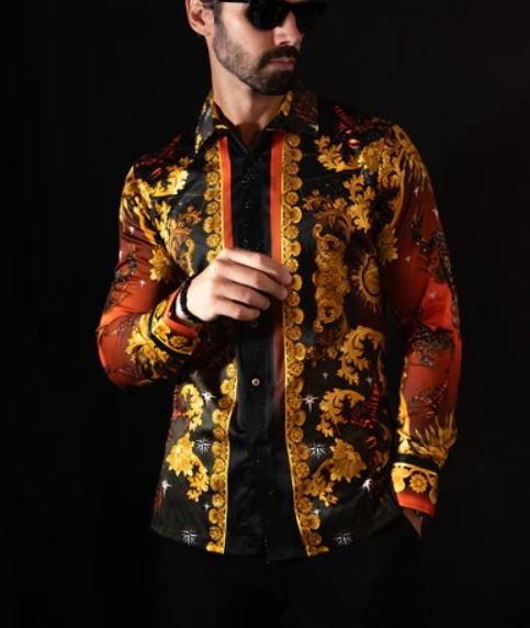 Cogent Approach Rhinestone Long Sleeve Shirt - Image 7