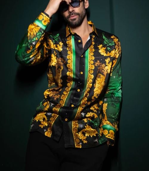 Cogent Approach Rhinestone Long Sleeve Shirt SCORPION - Image 5