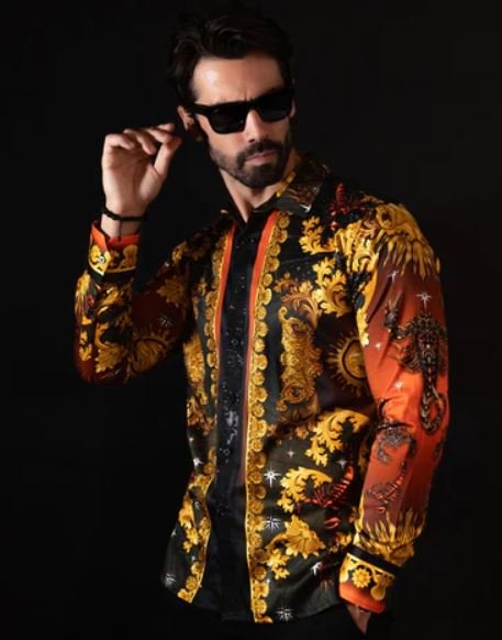 Cogent Approach Rhinestone Long Sleeve Shirt - Image 8