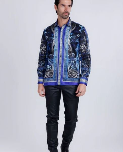 Lively Fancy Rhinestone Long Sleeve Shirt - Image 4