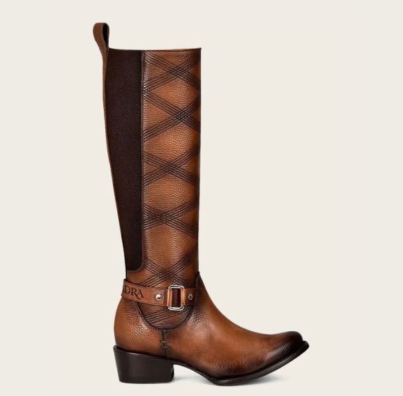 Cuadra Riding Style Embroidered Honey Boot - Image 2
