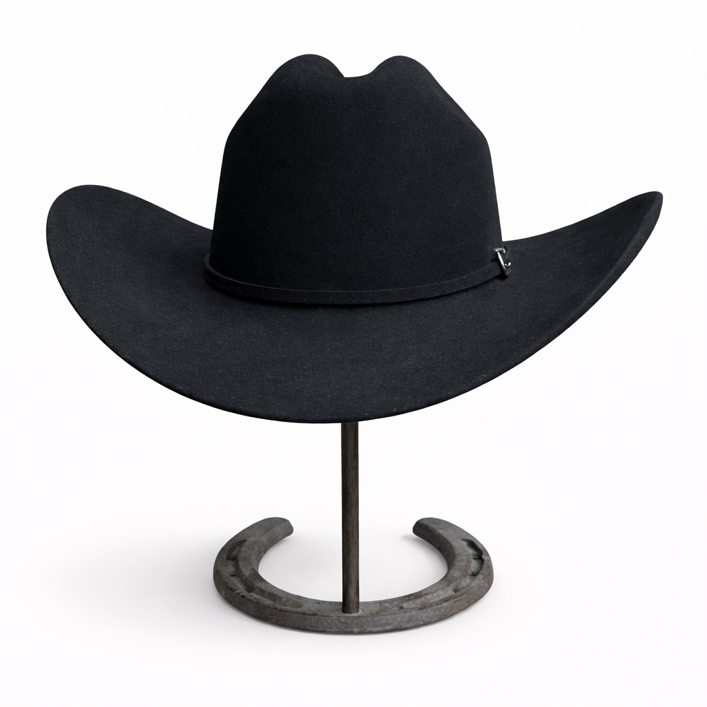 Serratelli Clayton 4X Black Felt Cowboy Hat