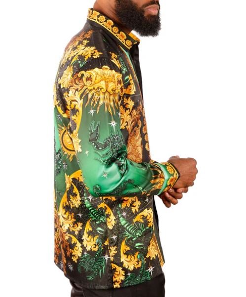 Cogent Approach Rhinestone Long Sleeve Shirt SCORPION - Image 2