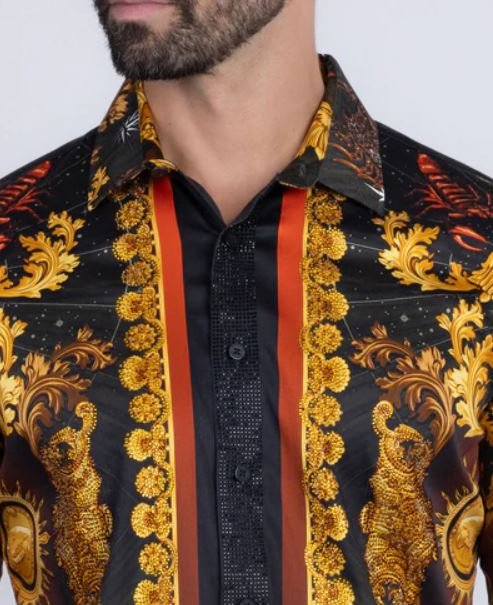 Cogent Approach Rhinestone Long Sleeve Shirt - Image 4