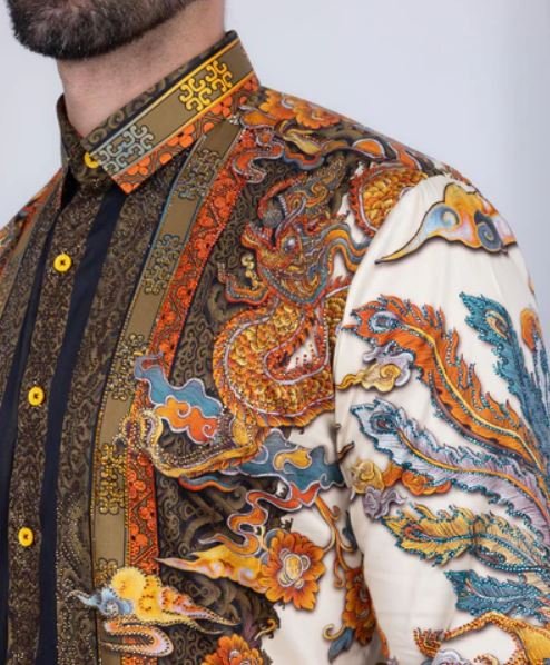 Flitstitch Rhinestone Long Sleeve Shirt - Image 2