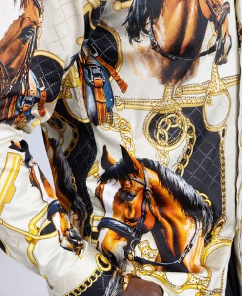 Caminito Rhinestones Long Sleeve Shirt - Image 3