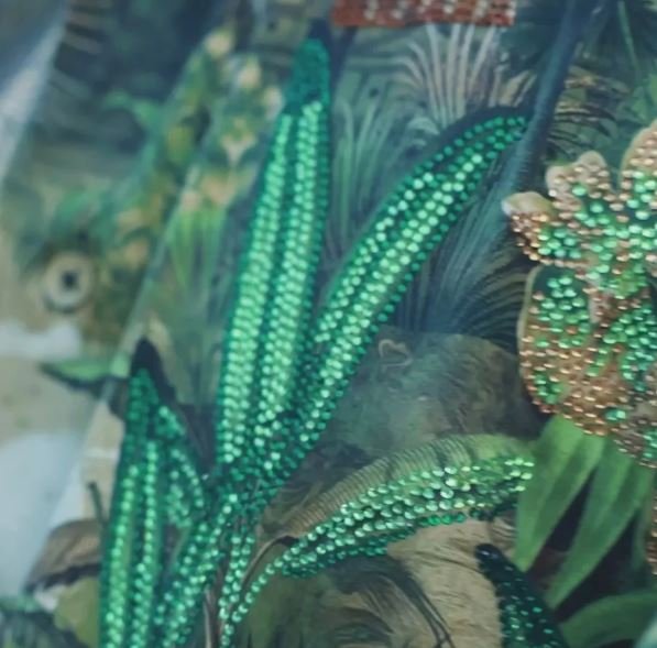 Warsaw Rhinestone Long Sleeve Shirt Olive - Image 10