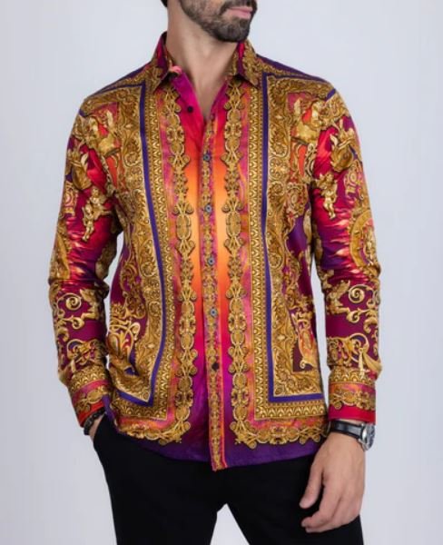 Leaning Mode Rhinestone Long Sleeve Shirt