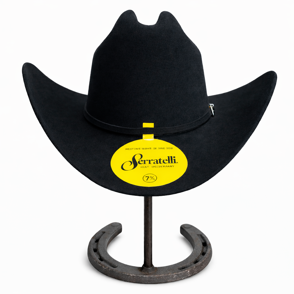 Serratelli 6X Beaumont Black Felt Cowboy Hat