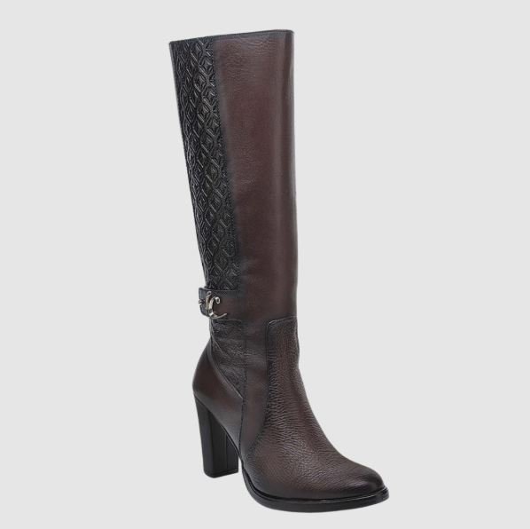 Cuadra Brown Deer Leather Tall Boot Women
