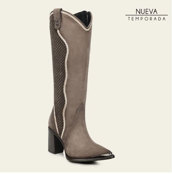 Cuadra Women’s Gray Calfskin Western Boot