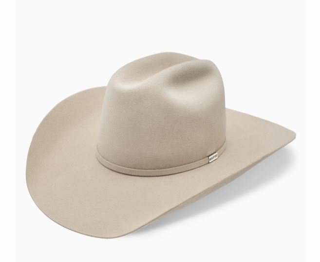 RESISTOL Five Star Cowboy Hat 5x Silver Belly