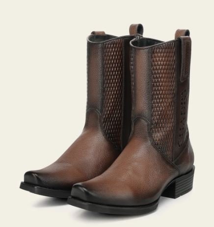 Cuadra Urban Honey Boot In Genuine Italian Deer Leather For Men